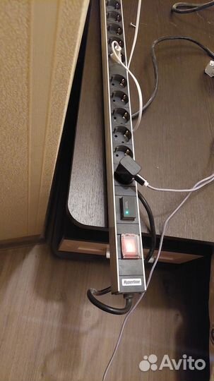 Блок 12+4 c13 розеток Hyperline для 19 стойки