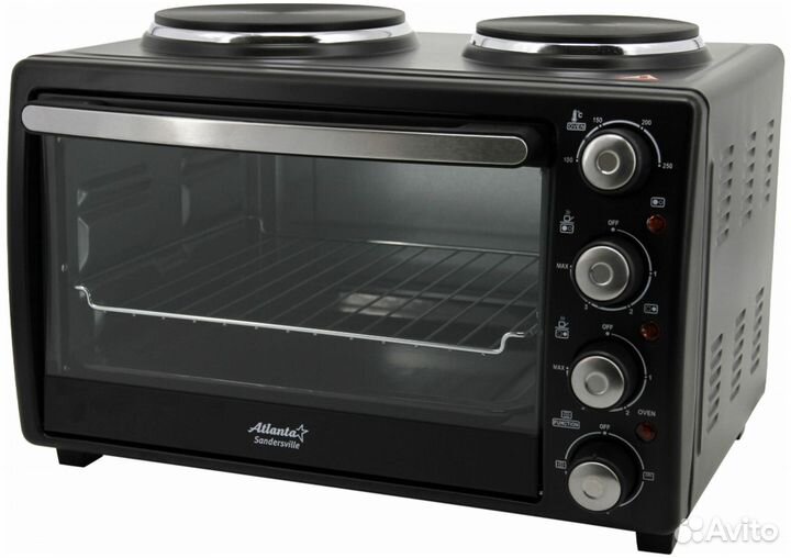 Печь электрическая atlanta ATH-1410 (black)