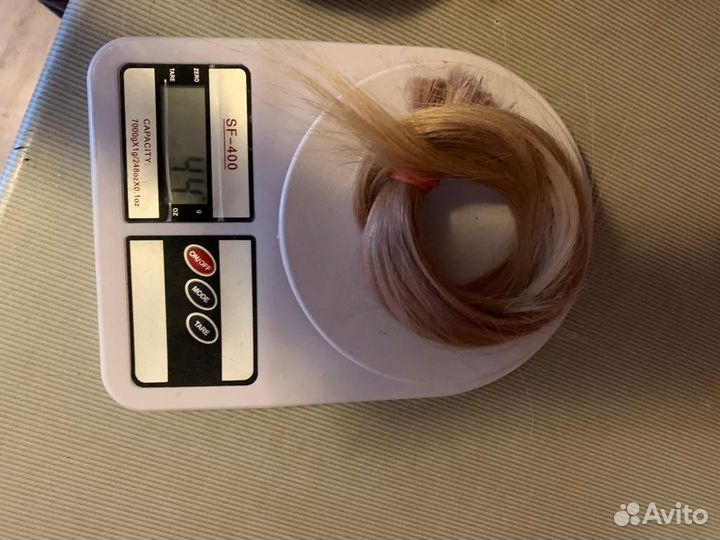 Волосы для наращивания блонд натуральные