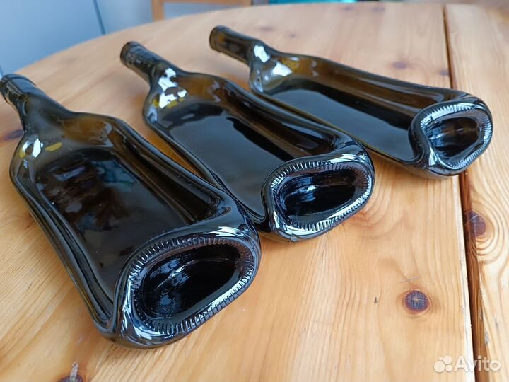 Тарелка из винной бутылки