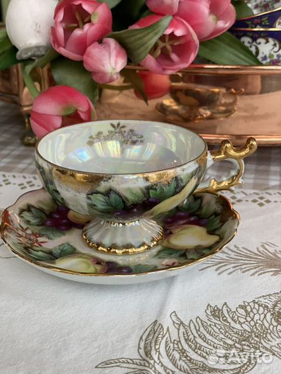 Чайно кофейная пара Япония фарфор