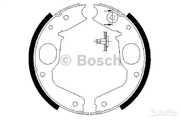 0986487719 Барабанные колодки