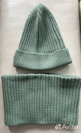 Комплект шапка и снуд для девочки