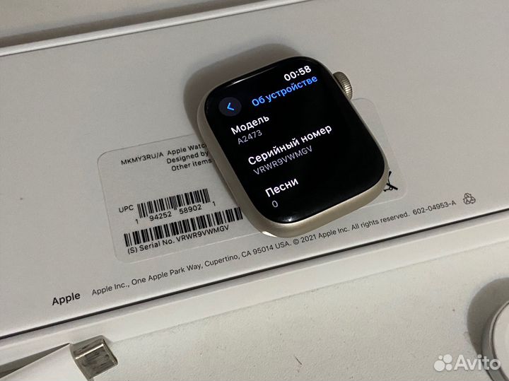 Часы apple watch 7 41 mm