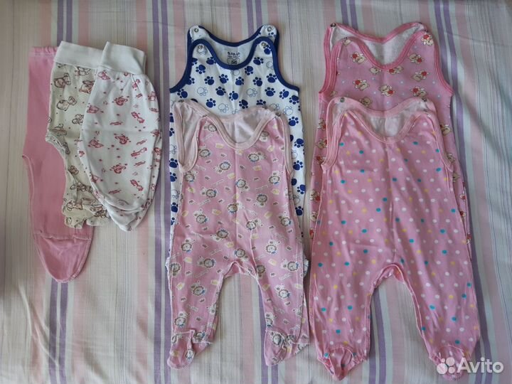 Вещи на девочку пакетом 56 62