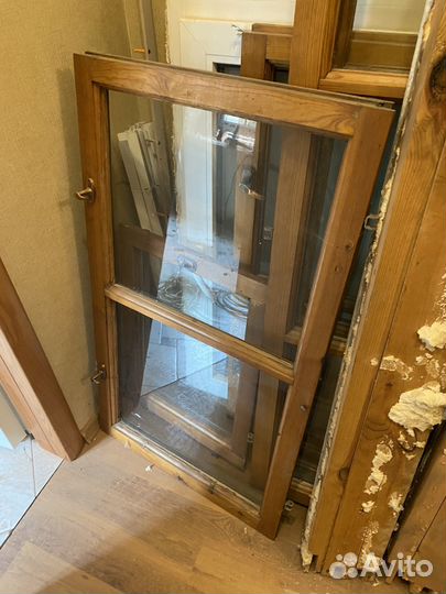 Балконная дверь деревянная бу