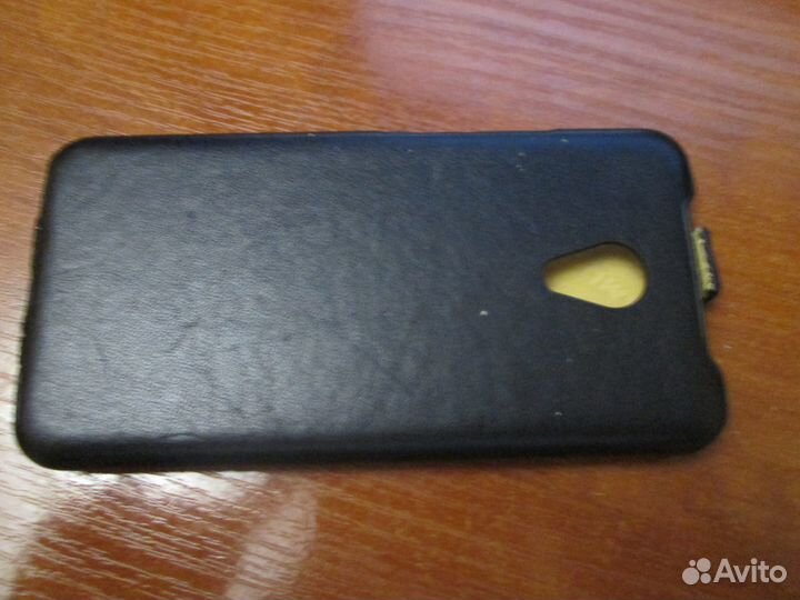 Кожаный чехол-флип для Meizu M5