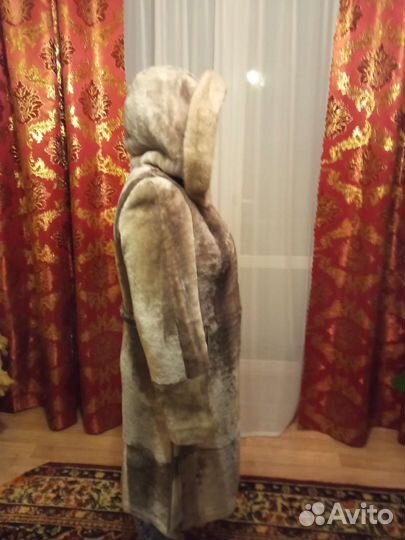 Мутоновая шуба размер 48