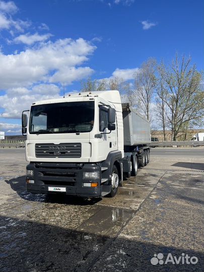 MAN TGA 26.412 FPLT с полуприцепом, 2002