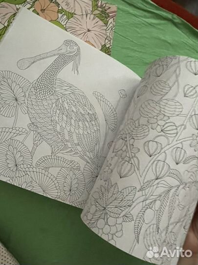 Раскраски антистресс набором 2 шт бу