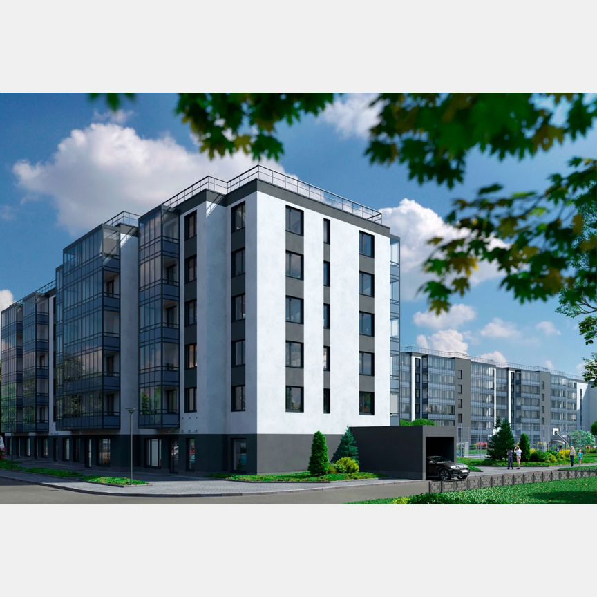 2-к. квартира, 56 м², 2/6 эт.