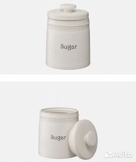 Набор баночек для чая/кофе/сахара tkano фарфор