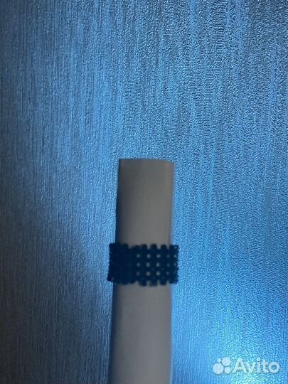 Черное кольцо из бисера