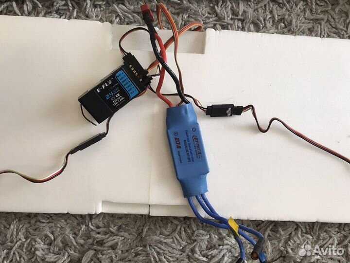 Радиоуправляемый самолет с электродвигателем