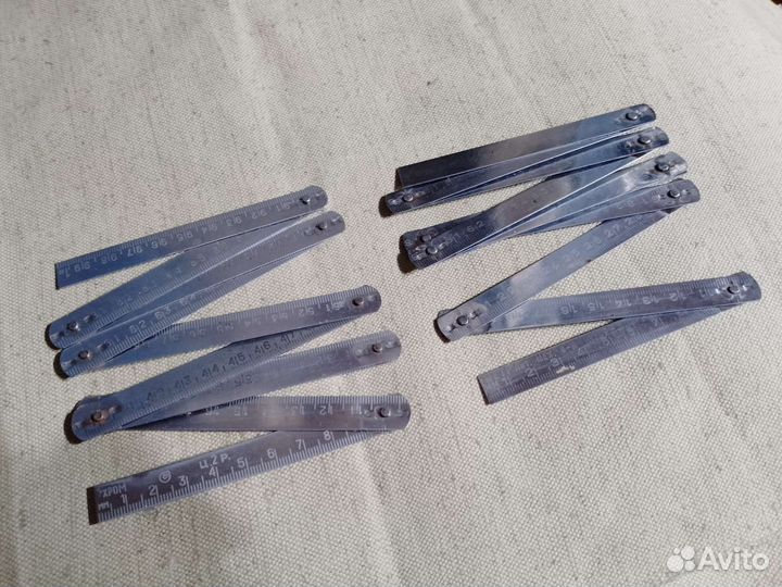 Метр металлический складной СССР