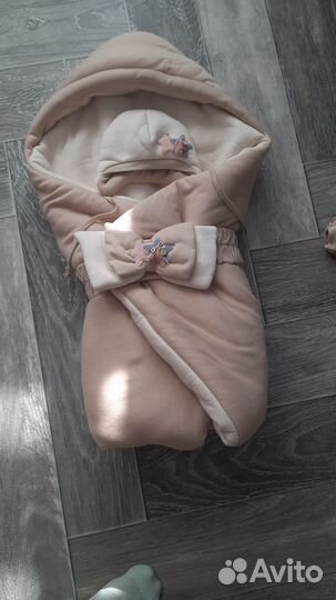 Комплект на выписку теплый