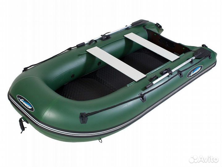 Надувная лодка gladiator B330AD зелено/черная