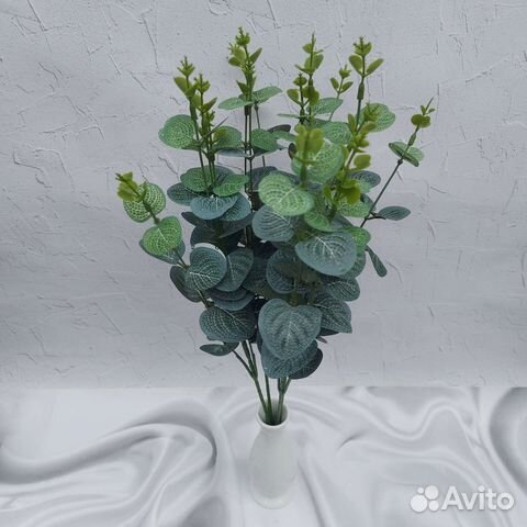 Искусственные цветы букет эвкалипта для декора