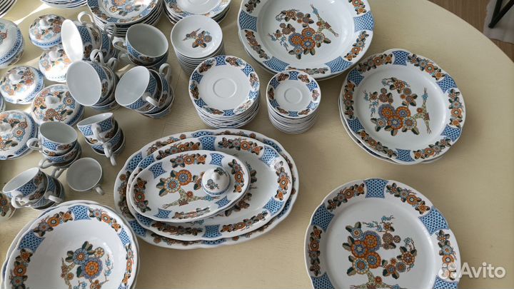 Сервиз 147 предметов, производство ГДР