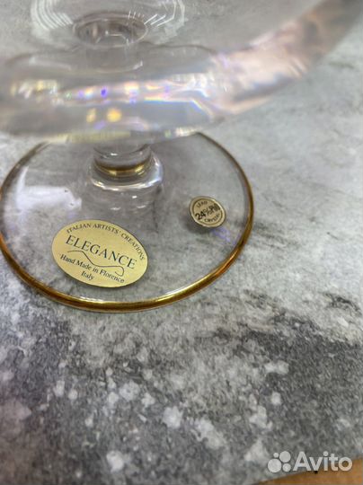 Бокалы для коньяка хрусталь Италия