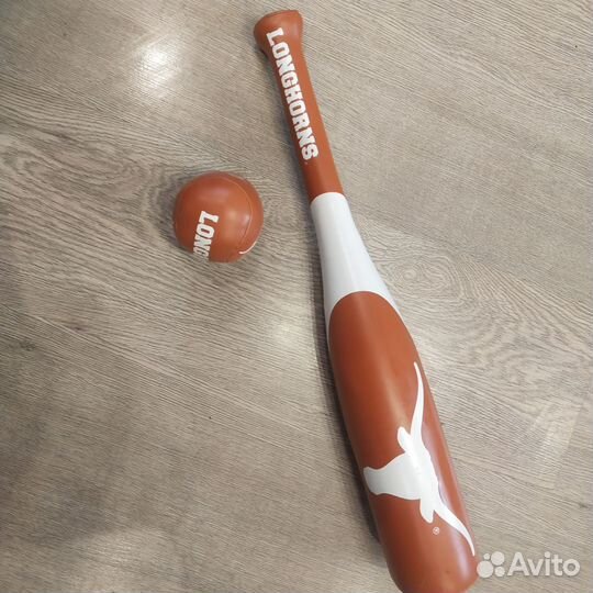 Бейсбольная бита и мяч сувенир из Техаса