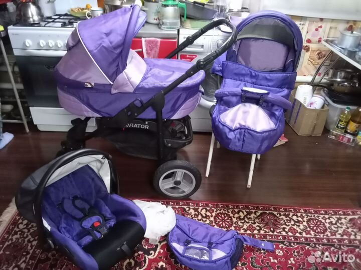Коляска 3 в 1.Aviator.Verdi. От 0 до 3 лет