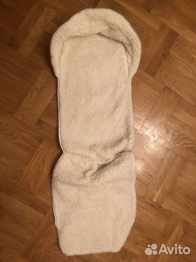 Зимний конверт в коляску на овчине