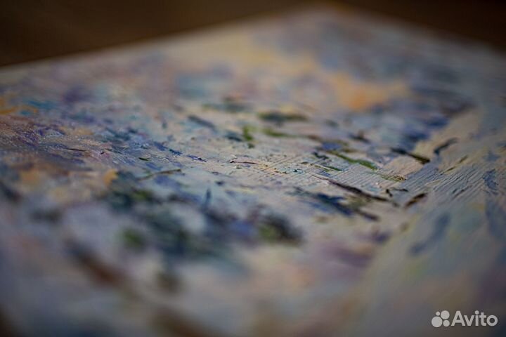 Картина маслом Морозное утро