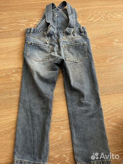 Джинсовый комбинезон для девочки 122