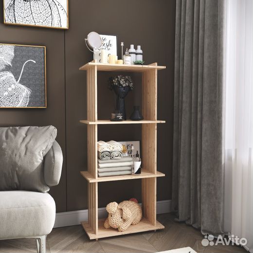 Стелажи деревянные