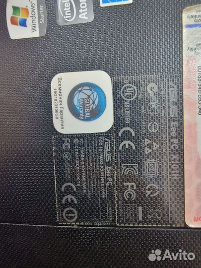 Ноутбук asus eee PC x101h