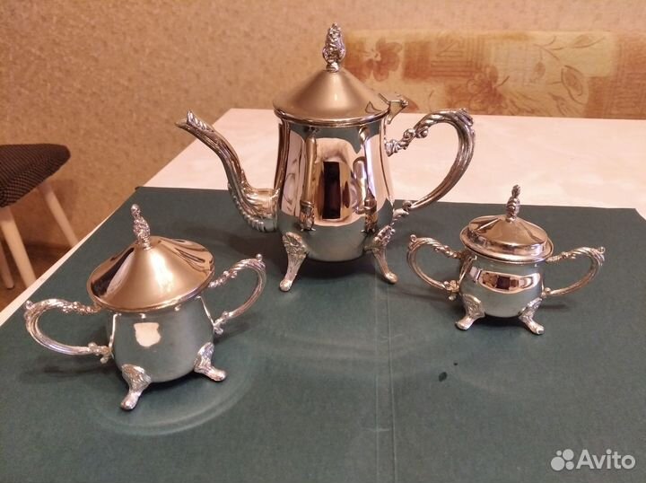 Набор из мельхиора для кофе