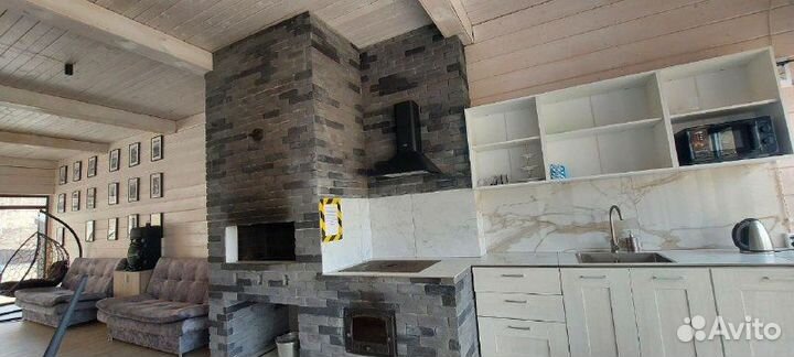 Аренда теплой беседки(домика) с гриль зоной внутри