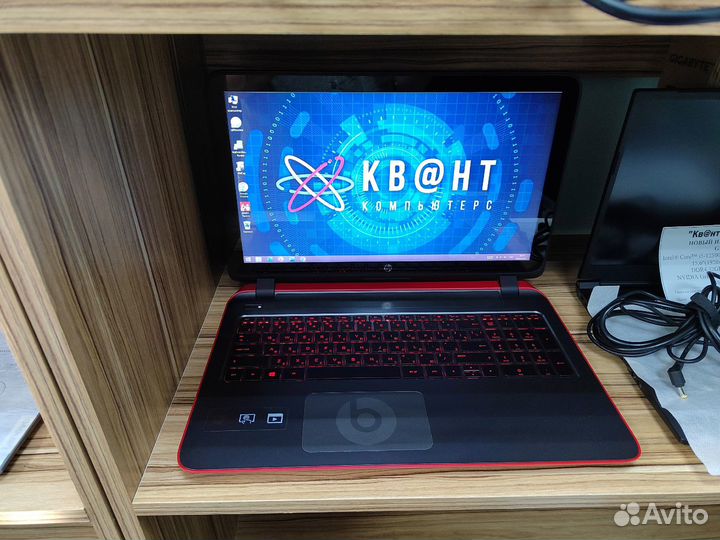 Редкий красивый ноутбук HP Beats 15 на гарантии