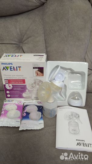 Молокоотсос philips avent ручной
