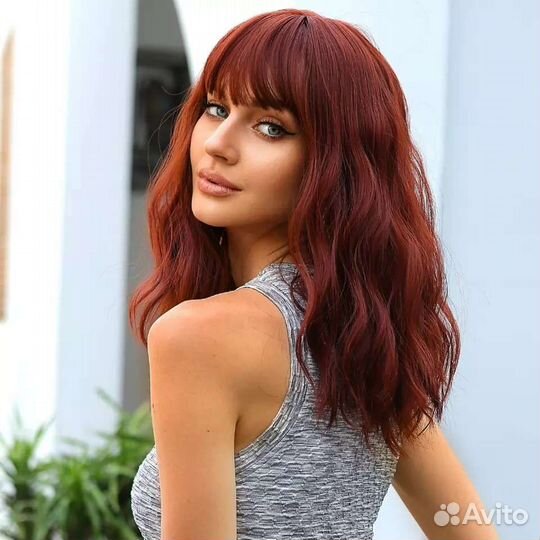 Каре волнистый парик. Новый, красивый