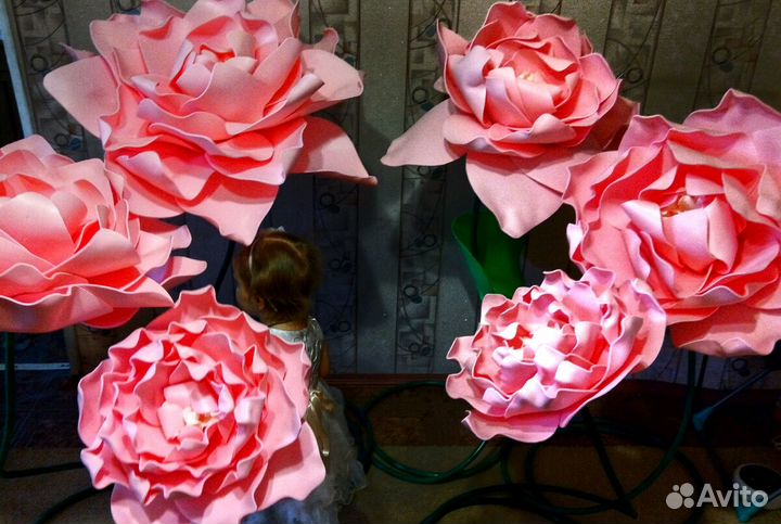 Цветы ростовые и для декора