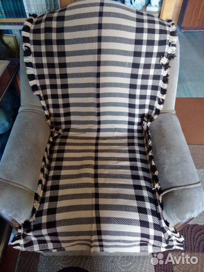 Дивандеки.Покрывало и две накидки на кресло, компл