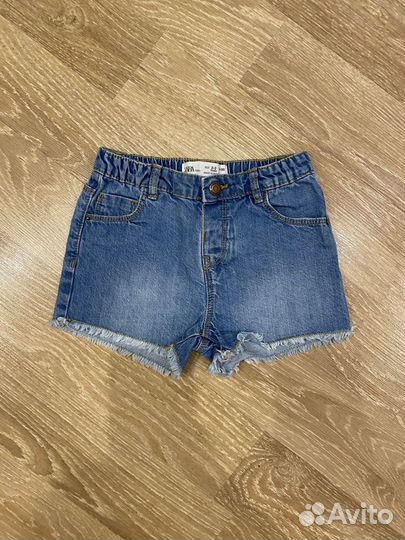 Шорты джинсовые zara 98 р-р