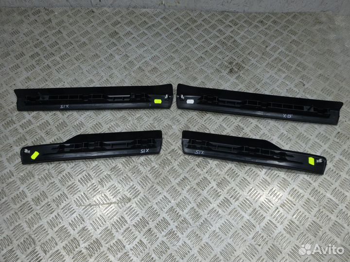 Накладки порогов Мерседес 222