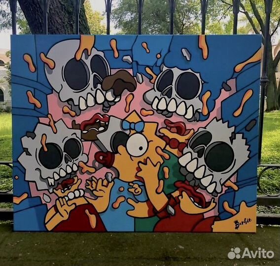 Рисую картины на разную тематику