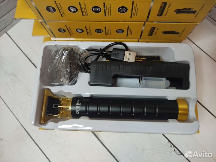 Триммер машинка для стрижки волос, бороды