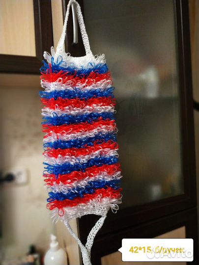 Мочалка ручной работы