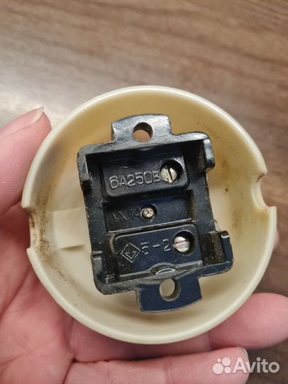 Выключатель СССР винтаж карболит