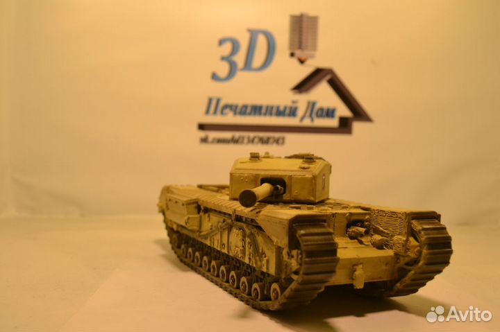 Макет тяжелого танка Черчилль 7 WOT
