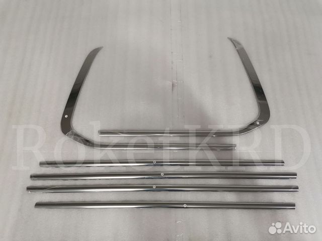 Хром на стекла Toyota Land Cruiser 200 07-2021