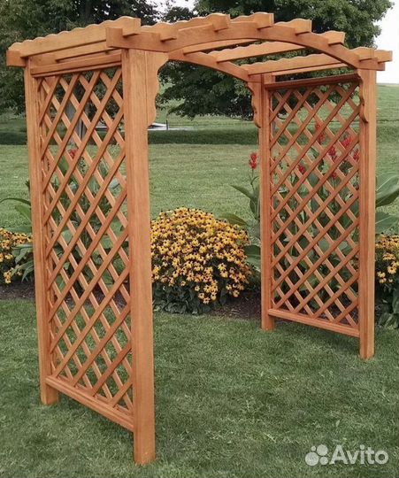 Арка декоративная деревянная шпалера