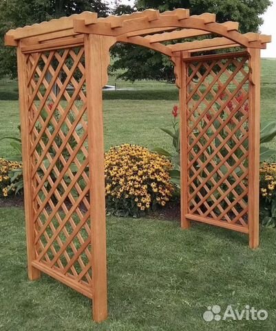Арка декоративная деревянная шпалера