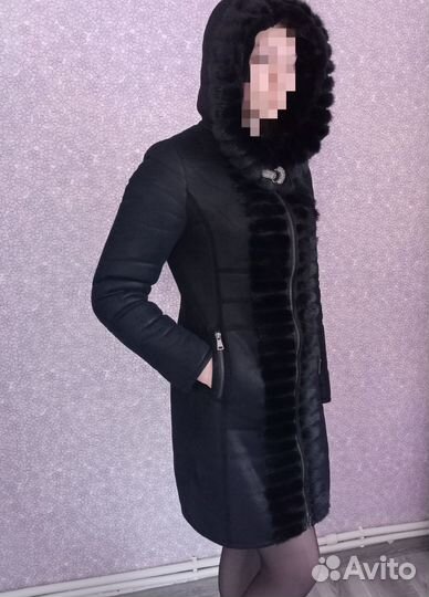 Дубленка женская 46