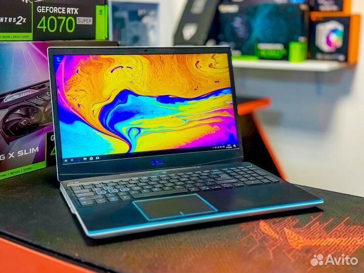 Игровой ноутбук Dell: Intel i7 + GTX 1050 + SSD